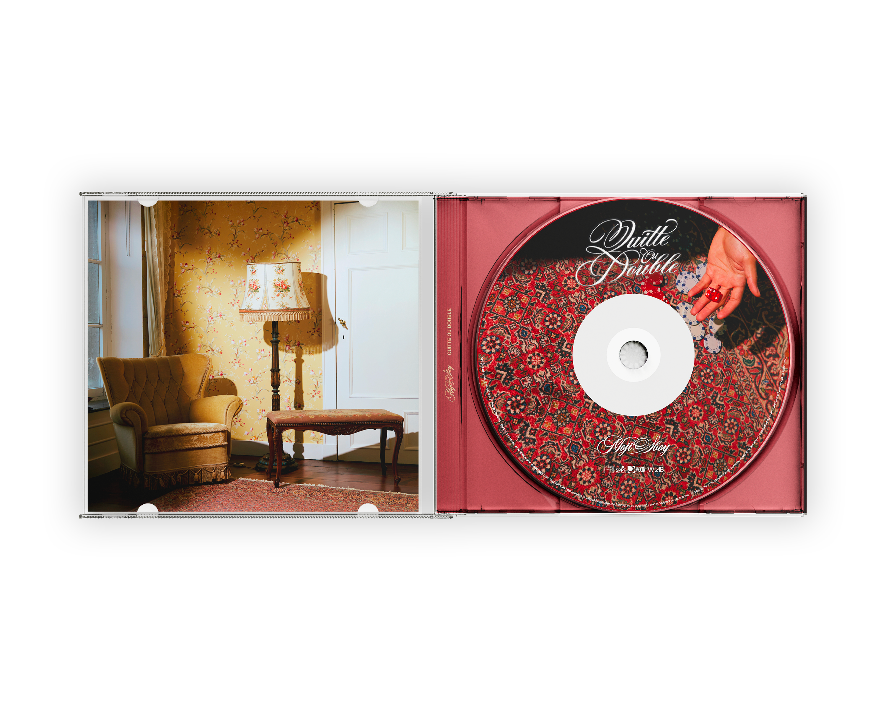 CD + t-shirt + collier “QUITTE OU DOUBLE“