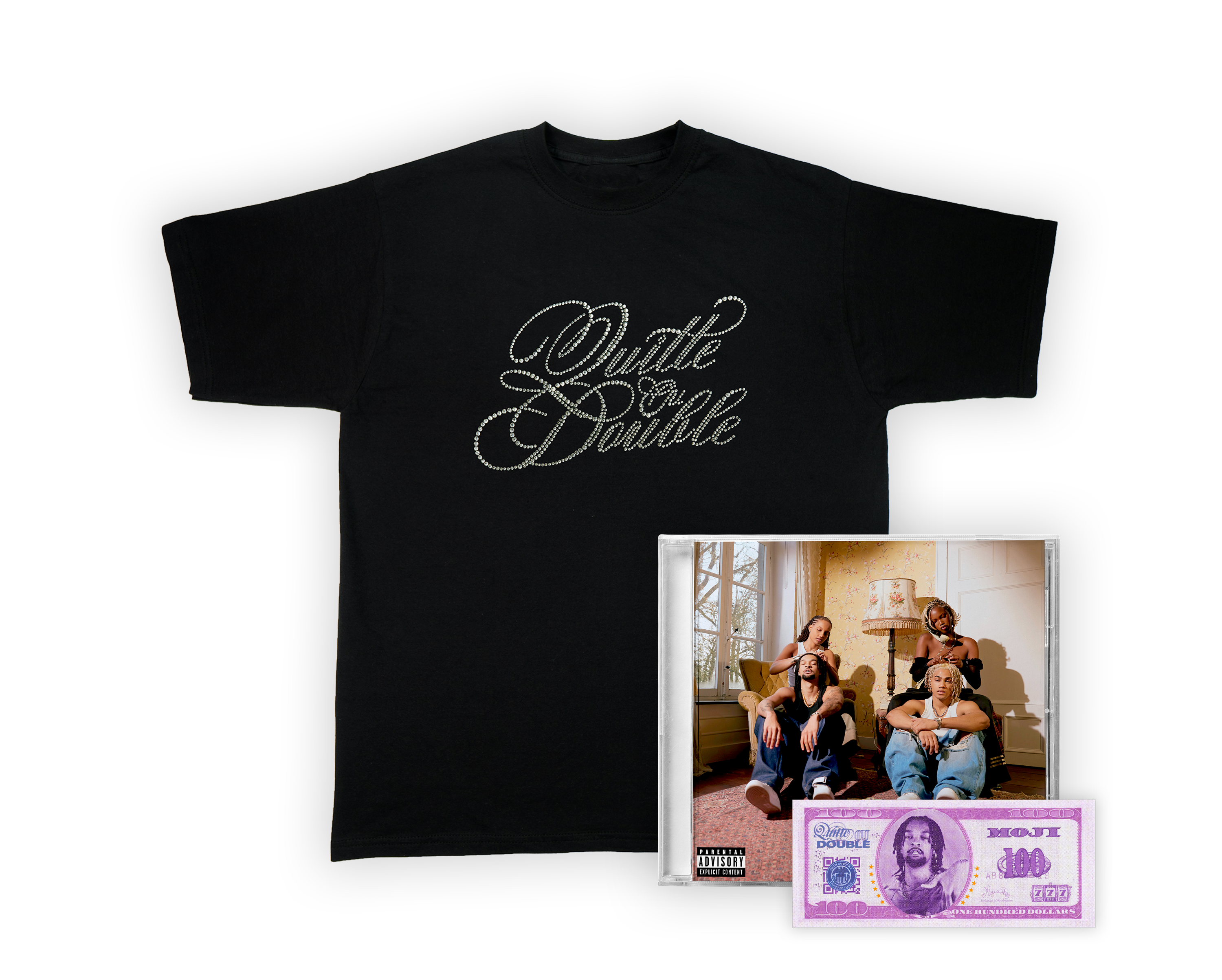 CD + t-shirt “QUITTE OU DOUBLE“